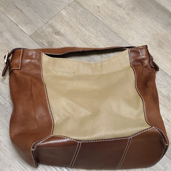 Kate Spade Leather Canvas Hobo Bag - Picture 5 of 14